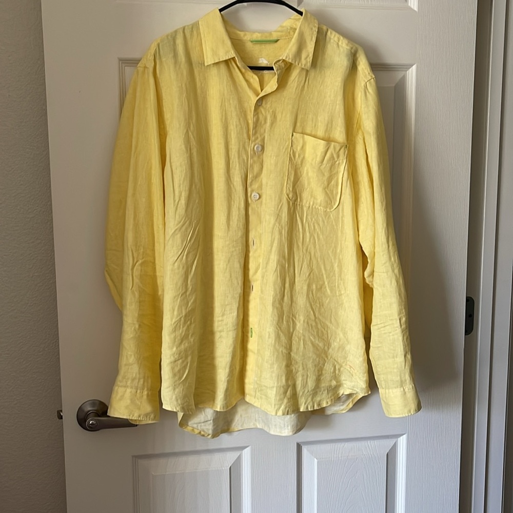 Tommy Bahama Light Yellow Shirt